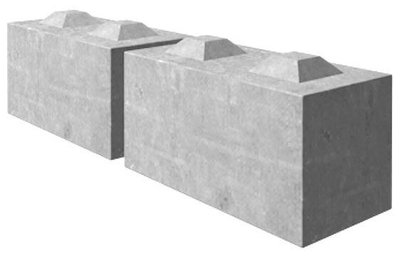 Betongkloss størrelse 80-40-40